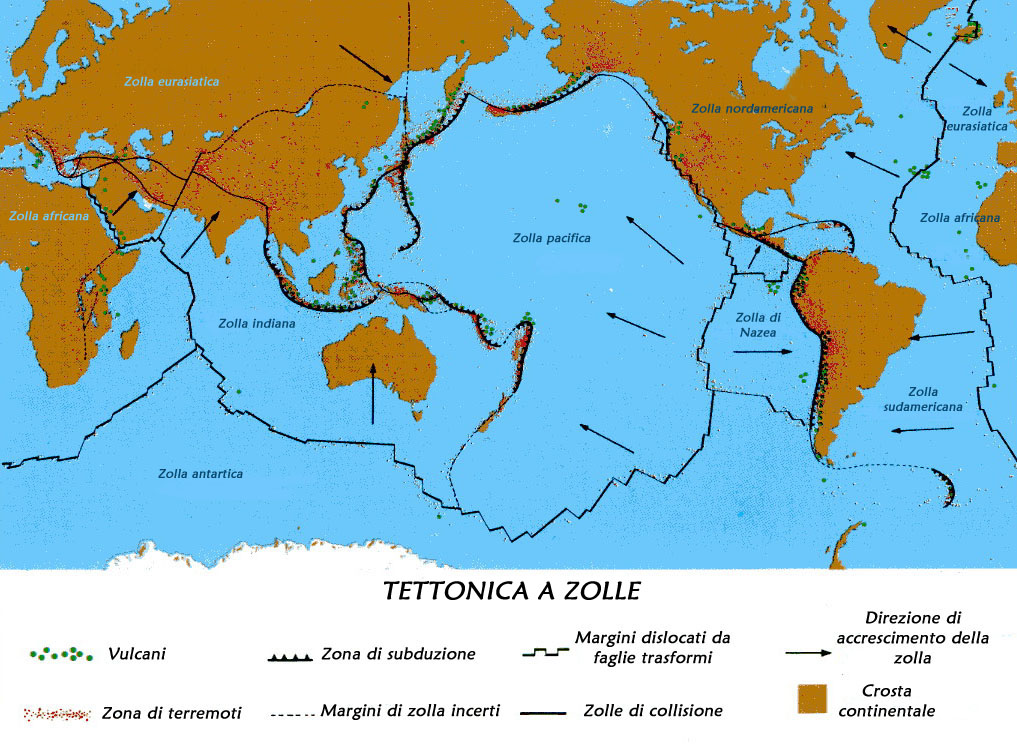 Deriva dei continenti e tettonica a zolle 